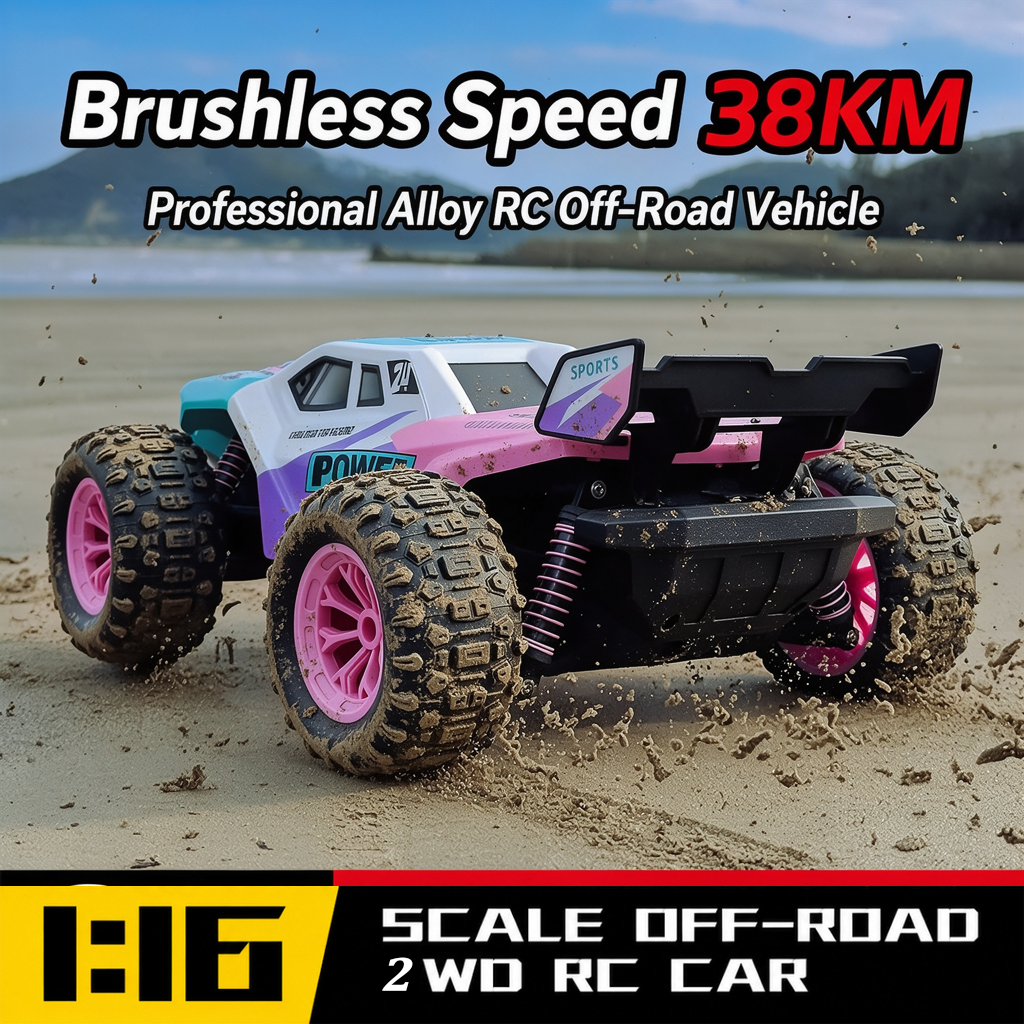 Rc Hobby Grade Truck - Nieuwe 1/16 schaal monstertruck met afstandsbediening,