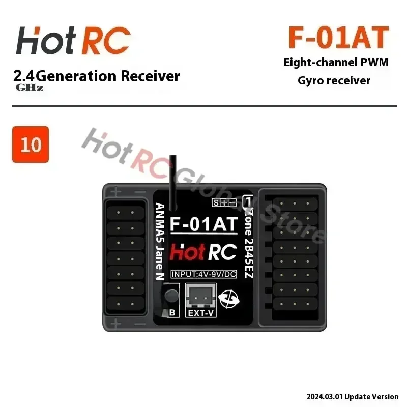 HOTRC 2.4Ghz 4/6/8 Kanaals F-0 - Rc Hobby Shops recensie en prijs