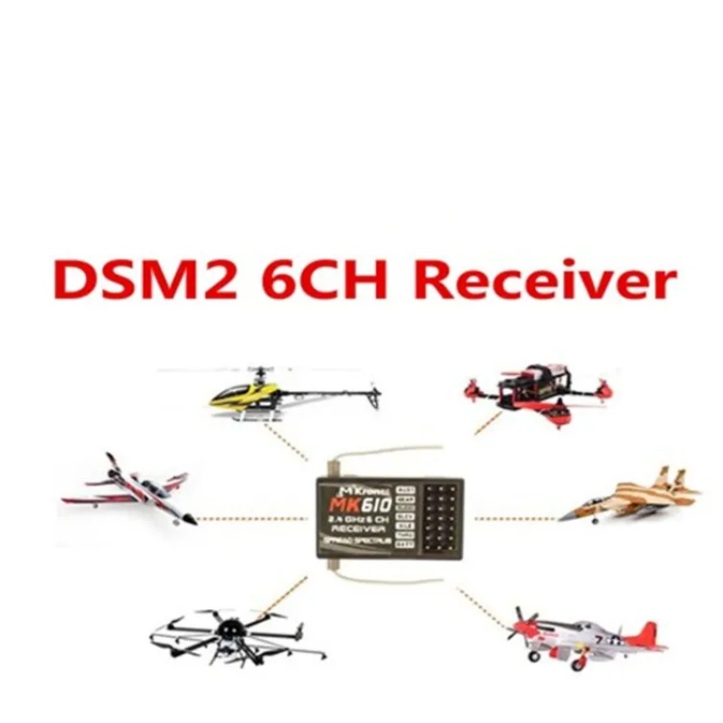 DSM2 MK610 AR6100 2.4G 6CH RC  - Rc Hobby Shops recensie en prijs