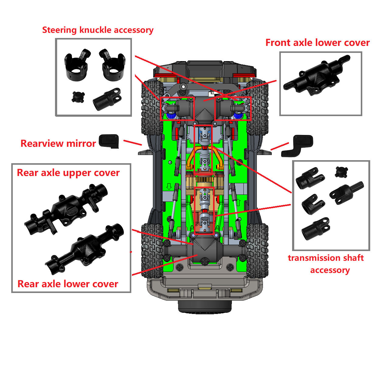LDARC Transmissieas, aandrijfa - Rc Hobby Shops recensie en prijs