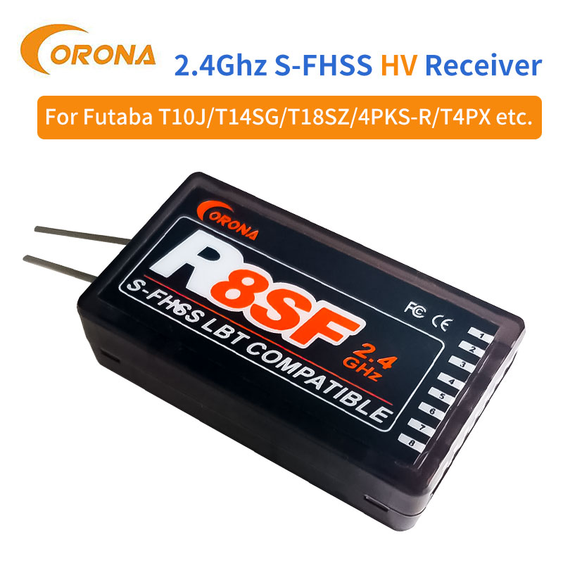 Corona R8SF 8CH 2.4GHz S-FHSS  - Receiver Sbus 8Ch recensie en prijs