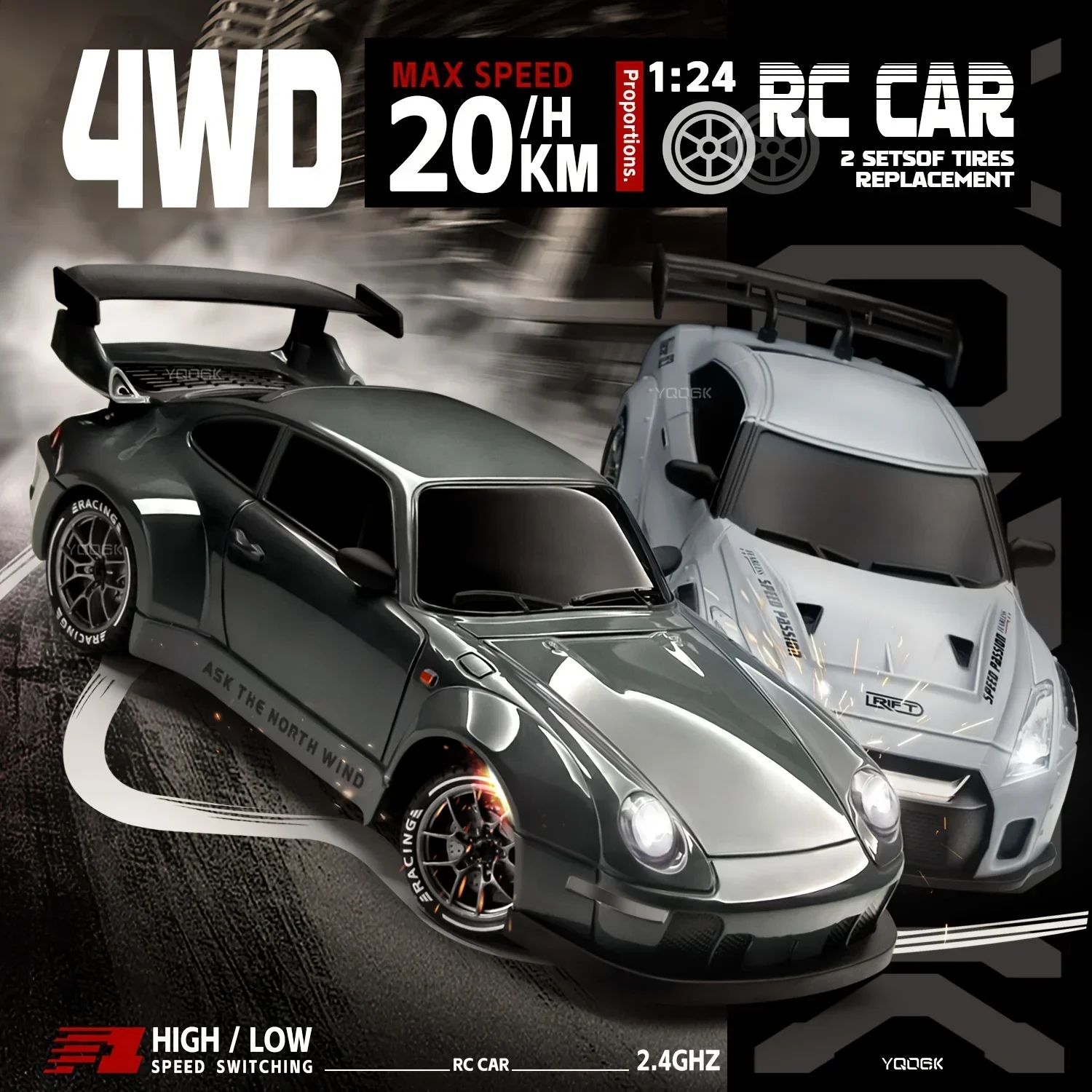 S814 1:24 4WD RC Driftauto met - Rc Hobby Toucan recensie en prijs