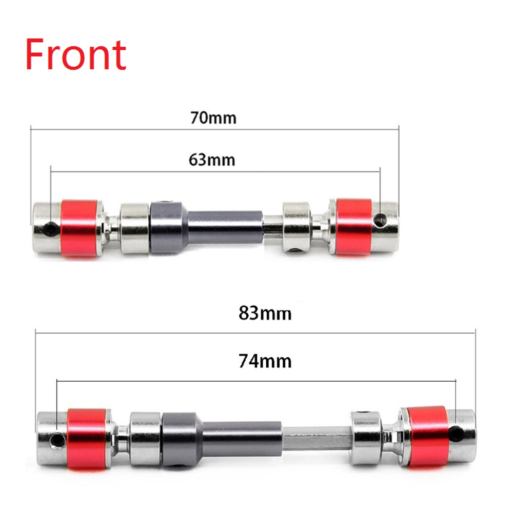 YSUN-2Pcs Metalen Voor- & Acht - Rc Hobby Shops recensie en prijs