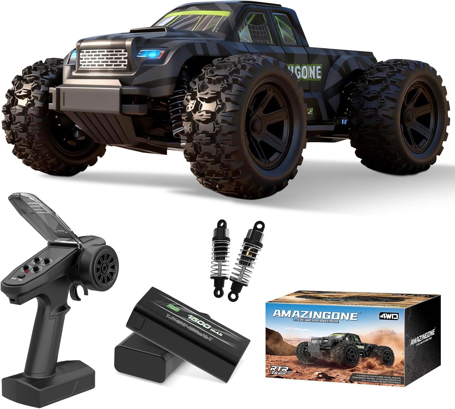 JT18W 1/18 Schaal Hoge Snelhei - Rc Hobby Grade Monster Truck recensie en prijs